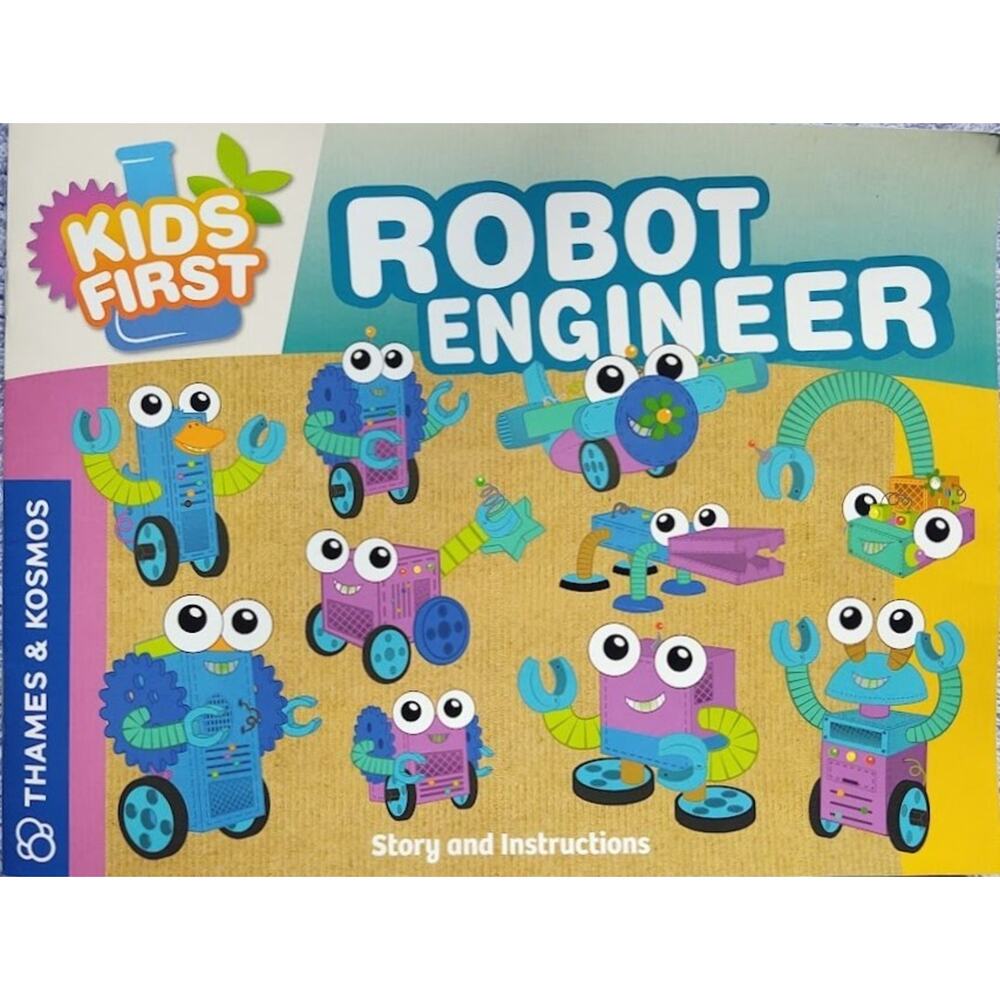 Thames & Kosmos, Kids First, Robot Engineer Kit & Storybook (w/storage case)